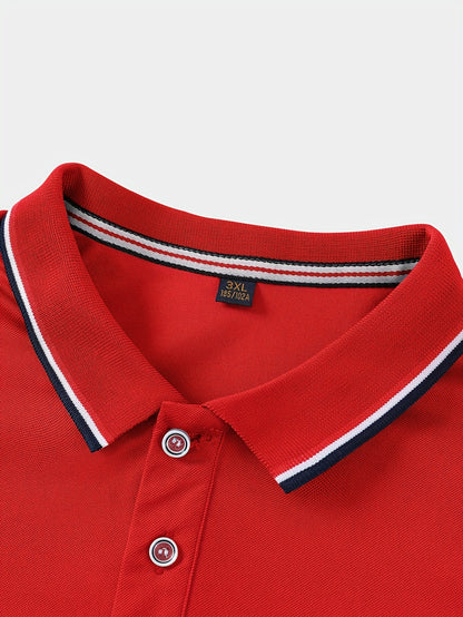 Golf Print Polo վերնաշապիկ, տղամարդու վերնաշապիկ, ամառային պատահական կարճաթև վերնաշապիկ