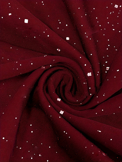 Elegant One-Shoulder Asymmetrical Neckline Long Sleeve Bodycon Dress for Women - Sparkling Sequin Print, Black, Perfect for Parties & Formal Events, Formal Evening Wear | Asymmetrical Neckline Dress | Sequin Embellishments