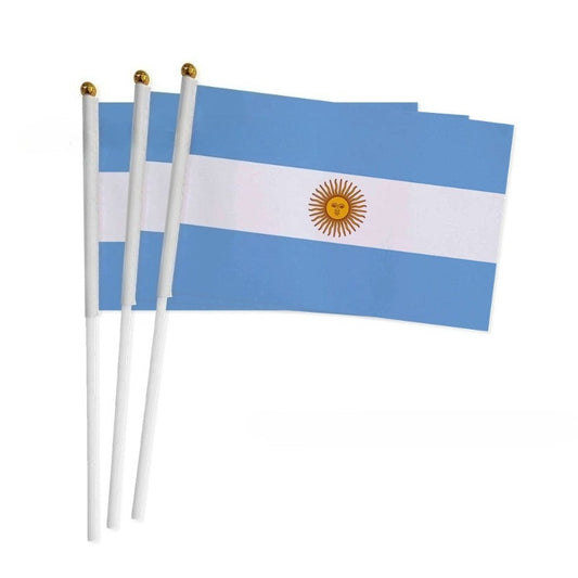 10pcs International Flag Set – Argentina, Brazil, France & More - ayq