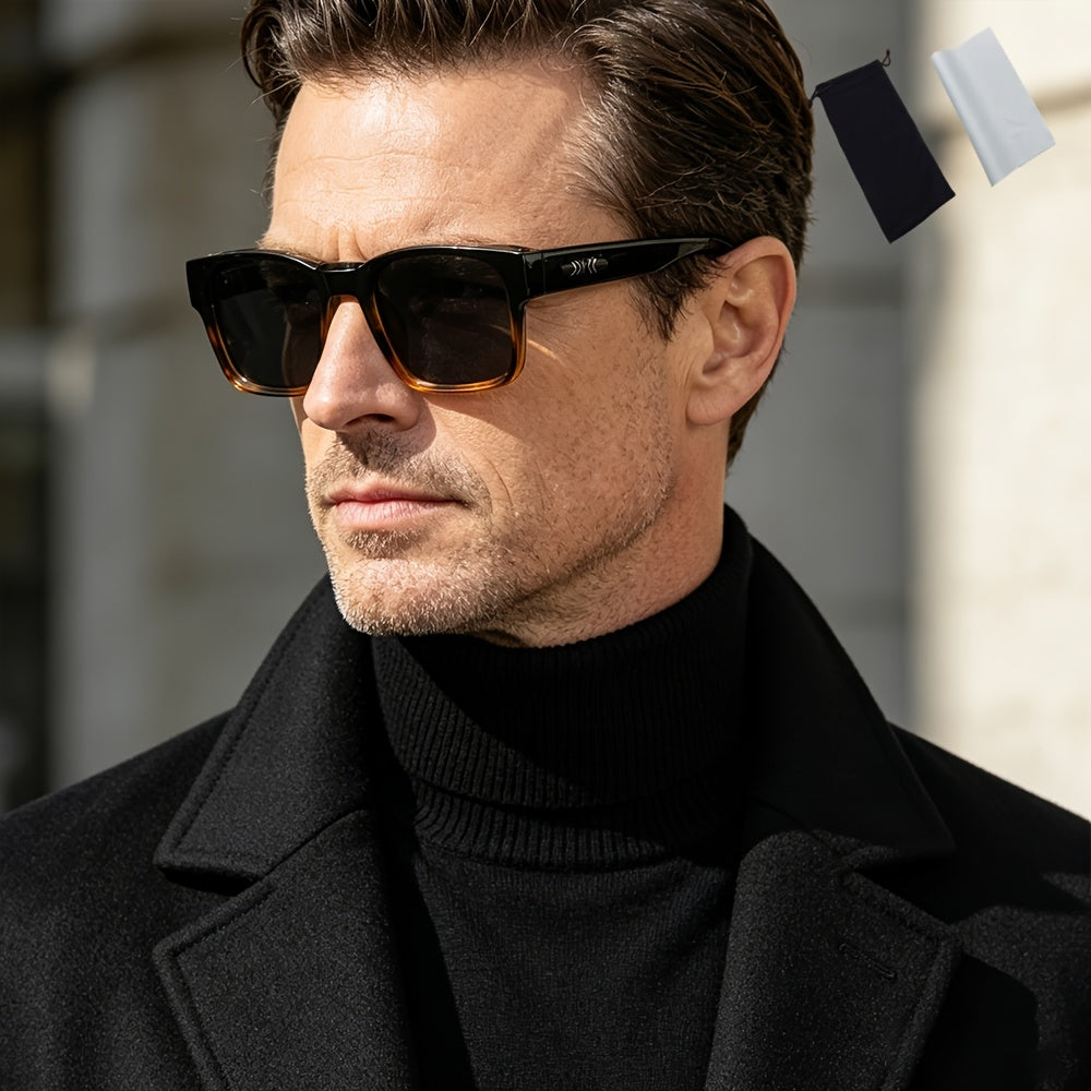 Vintage Square Men's Sunglasses UV400 Protection Unisex