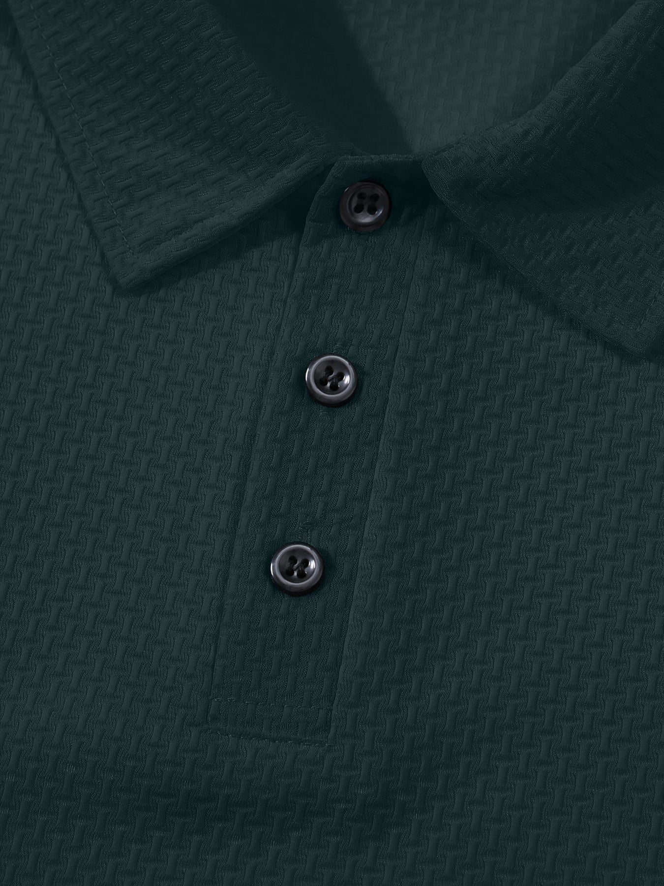 Summer Sports Casual Wear High-End Front Button Short Sleeve Shirt Breathable Turn- Collar Mesh Stretch Solid Color Top Golf Business Men's Short Sleeve - ayq