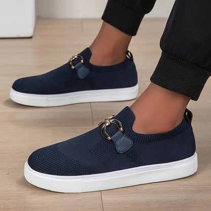 Men's Breathable Slip-On Loafers Casual All-Season Fabric