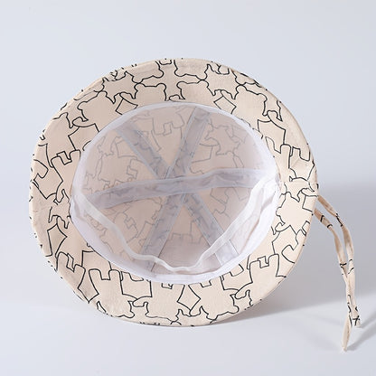 Unisex Summer Sun Hat Breathable Polyester Outdoor Cap