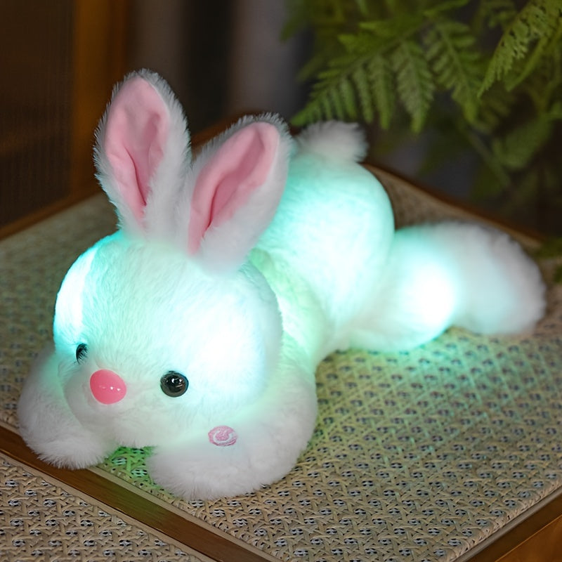 Luminous Bunny Plush Toy – Cuddly And Charming Light-Up Rabbit Stuffed Animal, 35Cm (13.8 Inches), Great for Children, Enchanting Nighttime Companion, Perfect Present for Bunny Enthusiasts