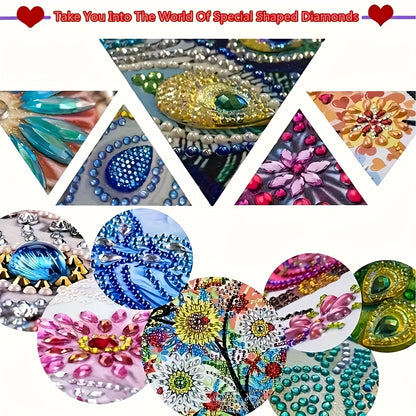 1pc Horse-Themed DIY Diamond Painting Kit - Creative Irregular-Shaped Crystal Art, Perfect for Living Room, Bedroom & Study Decor - Frameless, Ideal Holiday Gift for Beginners and Adults
