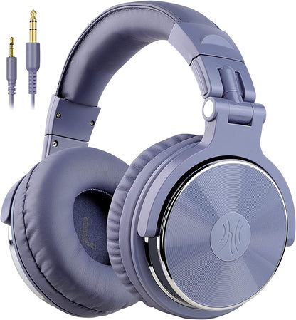 Oneodio Wired over Ear Headphones Hi-Res Studio Monitor & Mixing DJ Stereo Headsets with 50Mm Drivers and 1/4 to 3.5Mm Jack for AMP Computer Recording Podcast Keyboard Guitar Laptop - Black