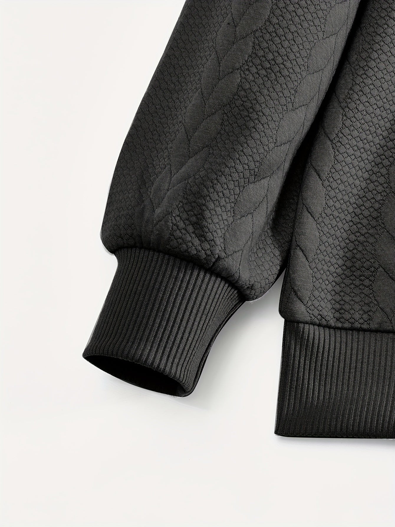 Սահմանային ամերիկյան ռետրո ոճի առօրյա կանգնած օձիքով, կայծակաճարմանդով, ազատ տրիկոտաժե, ծանր քաշային պաչվորք ժակարդե երկար թևքով սվիտեր՝ աշնանային և