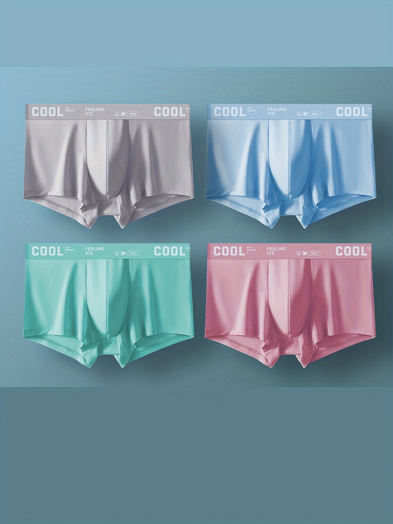 Men's Breathable Ultra-Thin Boxer Briefs, Stretchy & Lightweight
