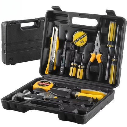 Tool Set, Universal Household Manual Tool Set with Plastic Toolbox Storage Case, for Automotive Repair and Home Maintenance