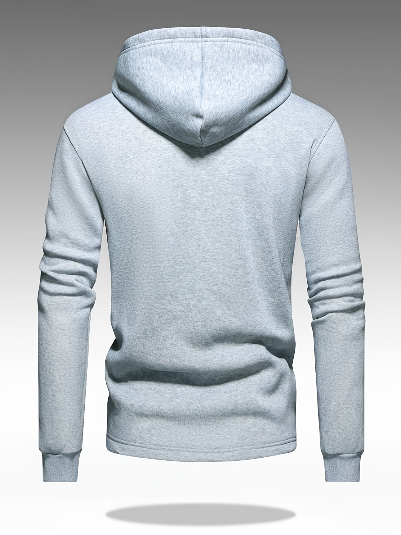 Men's Heavy-Duty Hooded Sweatshirt with Full-Zip Front & Utility Pockets - Olive Green Tactical-Style Outdoor Jacket, Long Sleeve Casual Pullover for Hiking, Camping, Casual Attire - Spring/Fall Layering Essential (Regular Fi