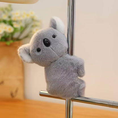 Կոալա փափուկ խաղալիք | Մուգ մոխրագույն, մուլտֆիլմային նախշերով, դիմացկուն ընտանի կենդանու ուղեկից փոքր ցեղատեսակների համար - իդեալական նվեր կոալաների սիրահարների համար