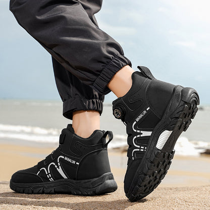 Men's Casual Chukka Boots for Hiking and Outdoor Use
