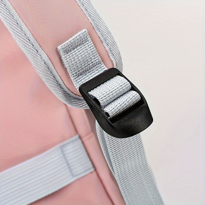 Multi-Functional Travel Backpack for Women, Casual Style, Large Capacity, Lightweight, USB Charging, Adjustable Straps, Shoe Compartment, Zipper Closure, Polyester Lining, Sewing Thread Detail, Wet Wipe Clean, for Business Tr