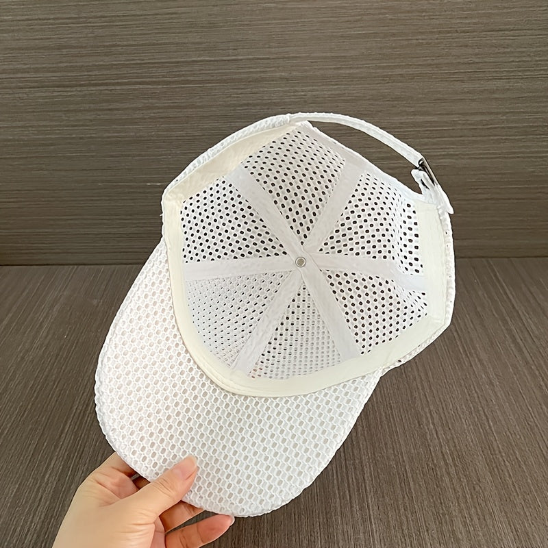 Summer Mesh Baseball Cap for Men & Women, Lightweight Sport Hat
