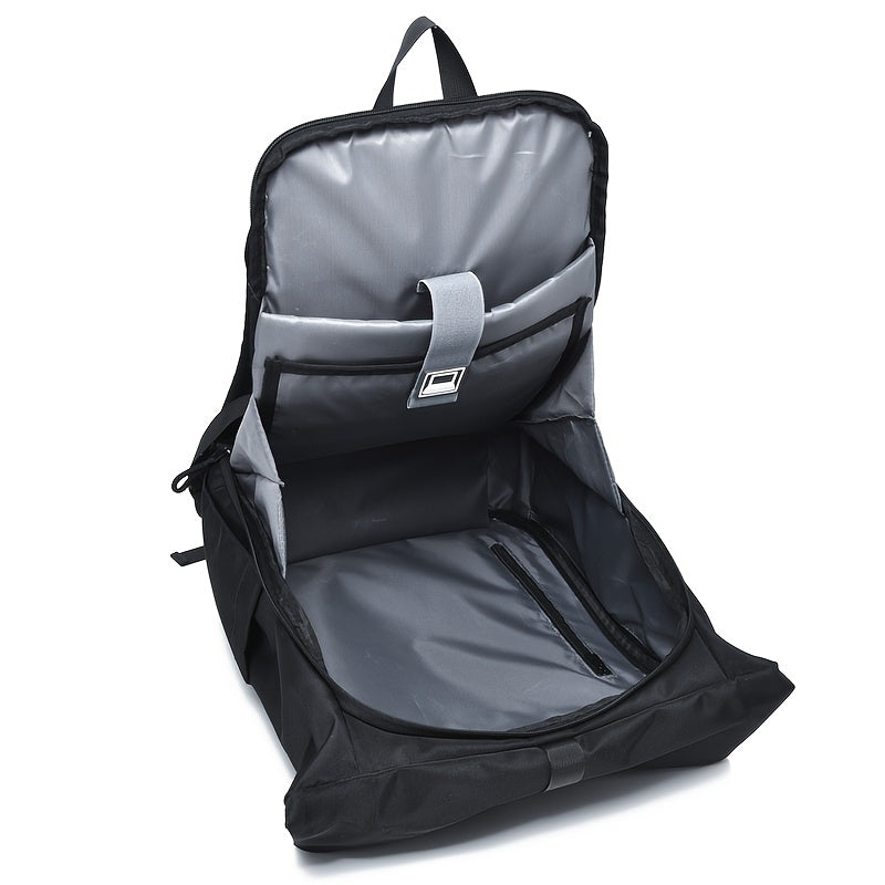 Casual Roll-Top Oxford Backpack for Men, College & Commuting