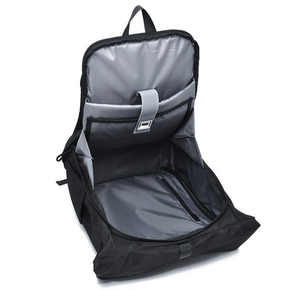 Casual Roll-Top Oxford Backpack for Men, College & Commuting