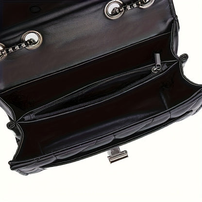 Էլեգանտ մինի շոտլանդական կրծկալով պայուսակ՝ կարգավորվող ուսի ժապավենով, պտտվող կողպեքով, PVC ծածկույթով կանացի պայուսակ - քաղաքային ոճ, չլվացվող