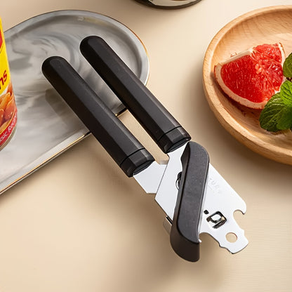 Stainless steel can opener Manual 3-in-1 multi-function can opener Kitchen gadget Can opener knife