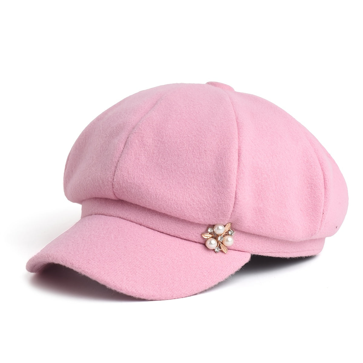 Women's Classic Warm Newsboy Beret Hat Lightweight Polyester