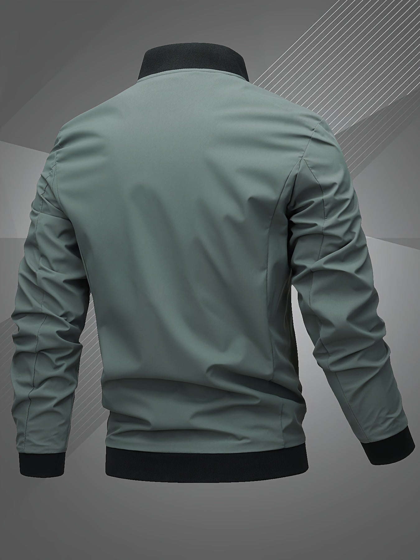 Տղամարդկանց Letter Embroidered Casual Bomber Jacket Gifts Best Sellers