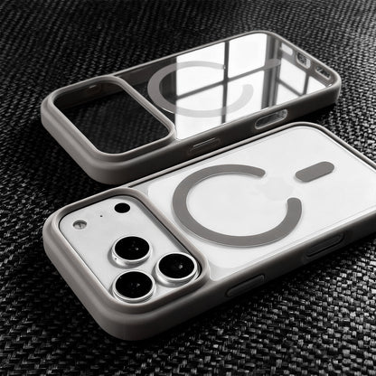 Clear Magnetic Wireless Charging Phone Case for iPhone 18 Pro Max