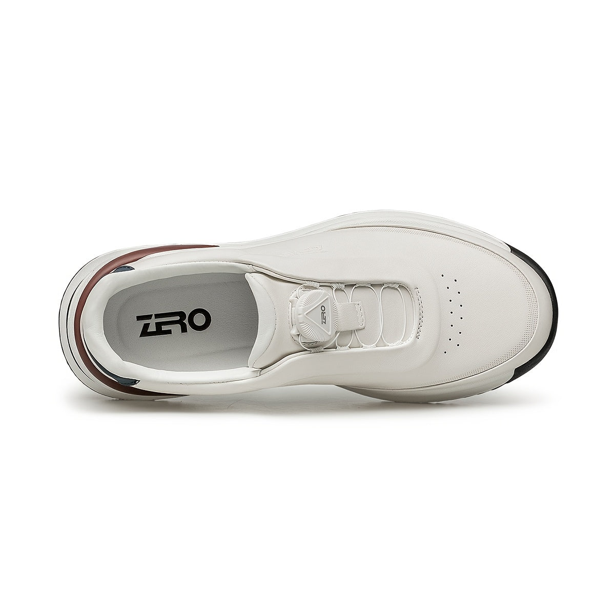 Men's Lightweight Casual Leather Shoes with Cushioning Slip-On
