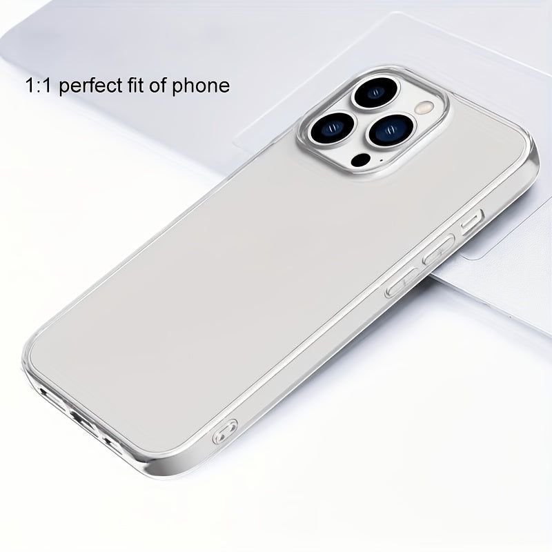 Clear Shockproof TPU Case for iPhone 18, 17, 16 Series