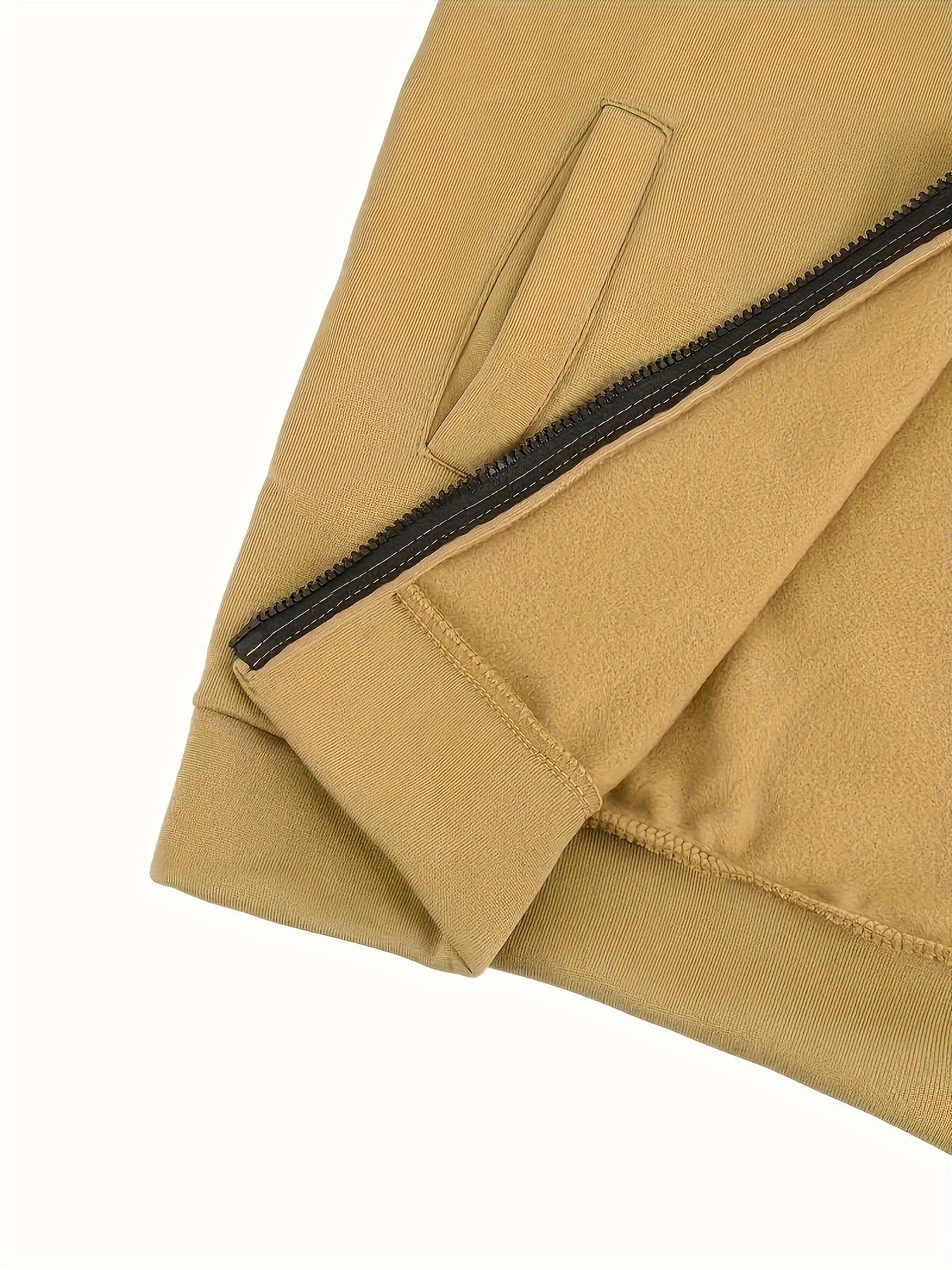 Տղամարդկանց աշնանային և ձմեռային կայծակաճարմանդով սվիտեր՝ հակադիր գույների, ուսաթևերով վերնաշապիկով