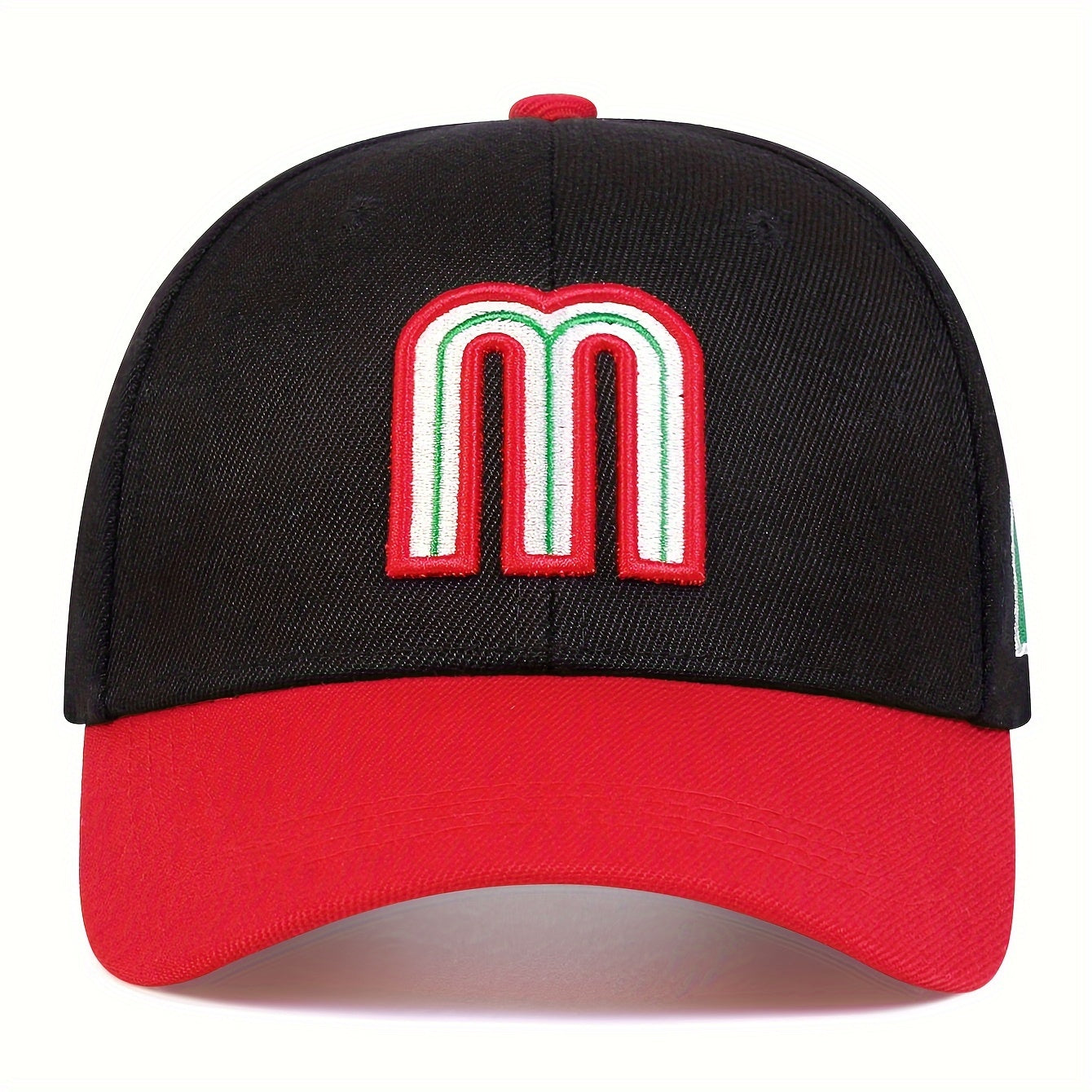 Mexico Flag Embroidered Baseball Cap Lightweight Casual Hat
