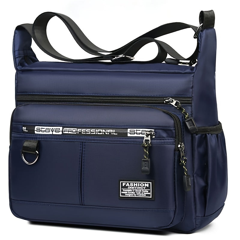 New Men's bag Casual crossbody bag Shoulder bag Business Travel bag Men [Strap style random, random alphabet]