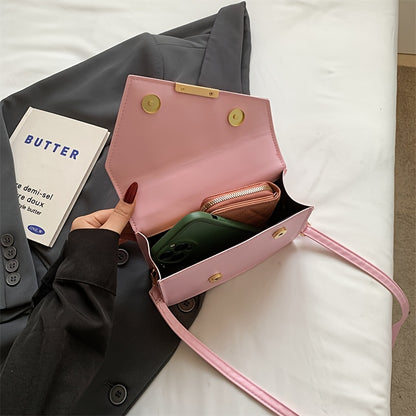 2025 թվականի նոր ամառային կանացի ձեռքի պայուսակ, մի ուսի վրա, մետաղական դեկորատիվ փոքր քառակուսի պայուսակ