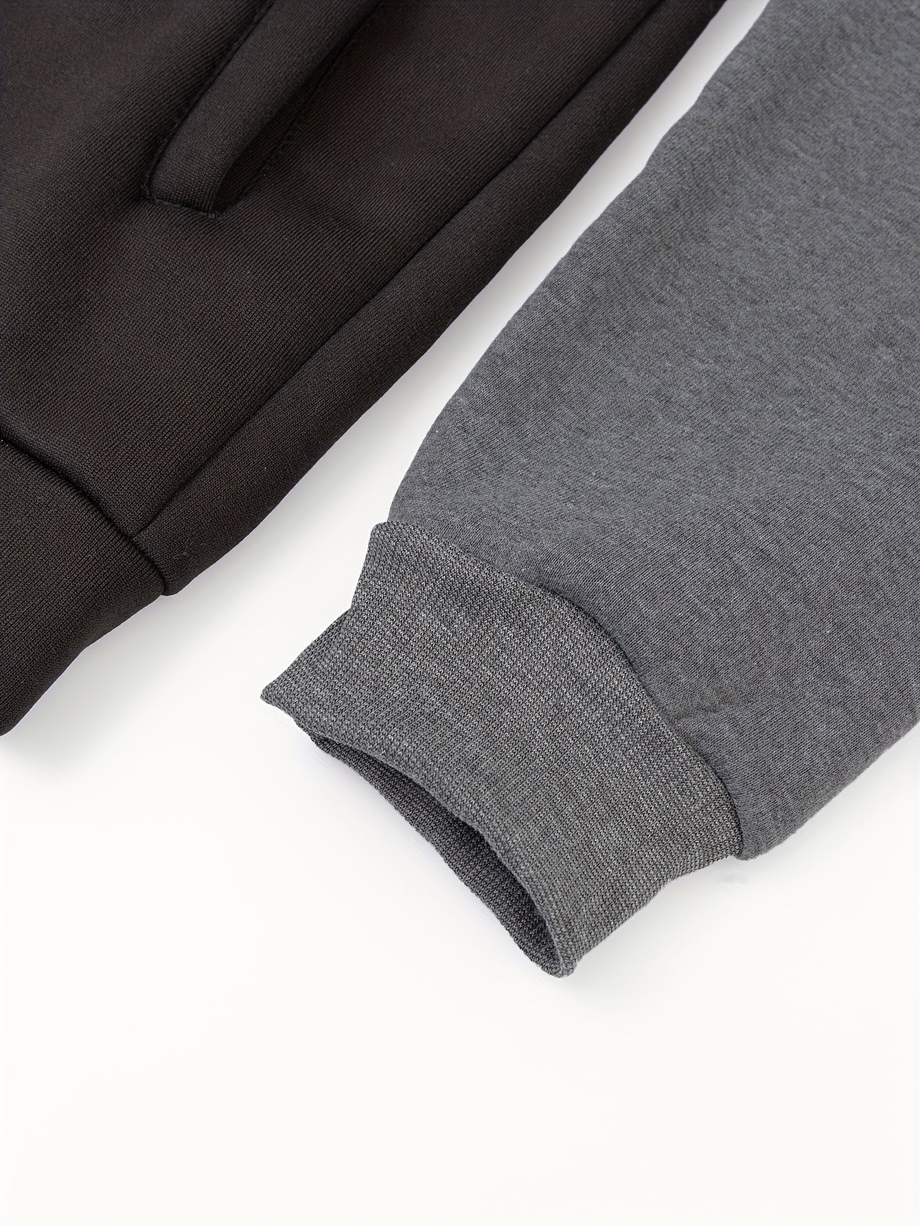 Տղամարդու գունավոր բլոկներով գլխարկով բաճկոն սպորտի և բացօթյա սպորտի համար, նորաձև հանգստի համար