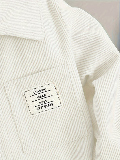Boys' Cotton Blend Shirt and Jeans Set for Fall/Winter