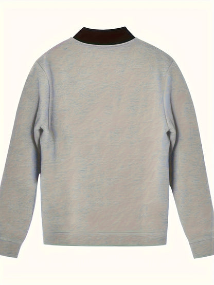 Men's Lightweight Stand Collar Jacket - Olive Green Softshell Zipper Jacket with Pockets, Regular Fit for Spring/Fall Hiking & Casual Outdoor Wear, Hiking Accessories