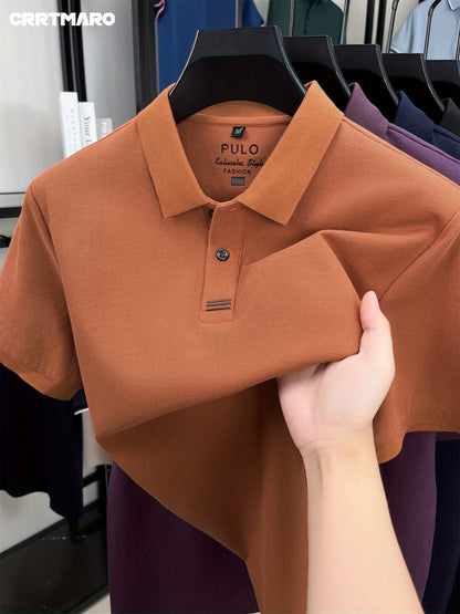 KATMA CRRTMARO Pure Short-Sleeve Men'S Polo Shirt, New Summer Style, Loose And Breathable T-Shirt, Model KYA-6918 - ayq