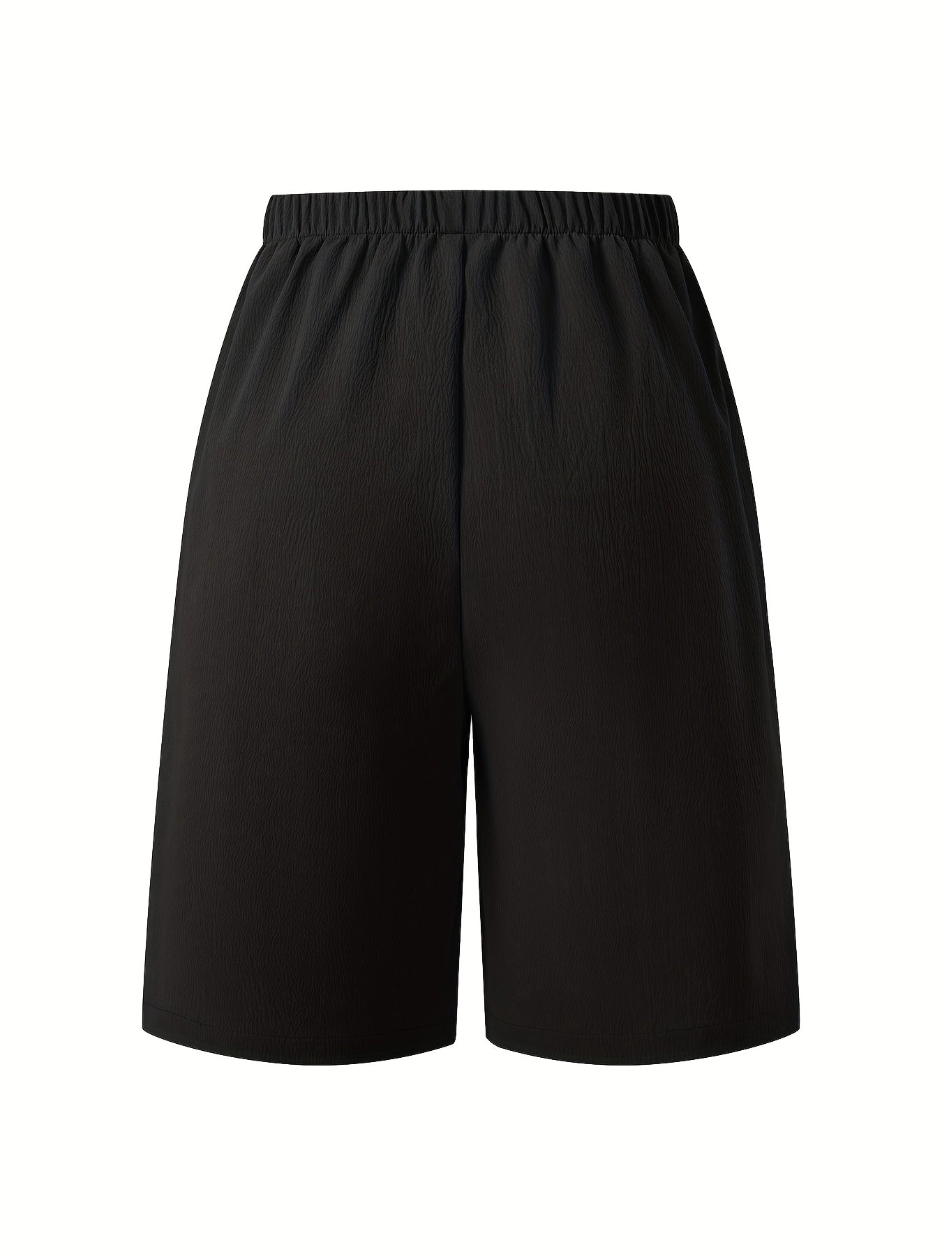 Women's Vacation Shorts Solid Color Polyester Lightweight