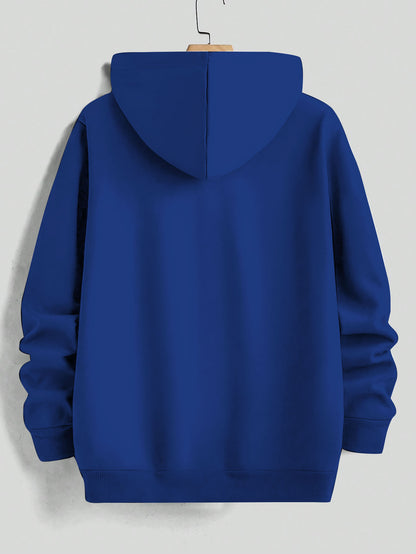 Men’s Portuguese Flag Casual Hoodie with Kangaroo Pocket