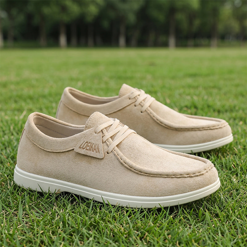 Men's Casual Low-Top Oxford Shoes Lightweight Slip-On for All Seasons