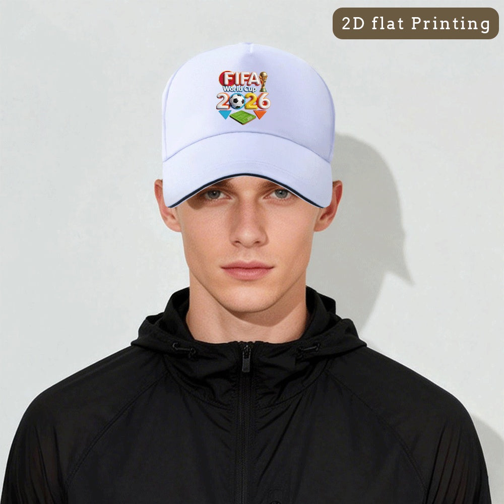 Unisex FIFA 2026 Baseball Cap with Cartoon Sports Design