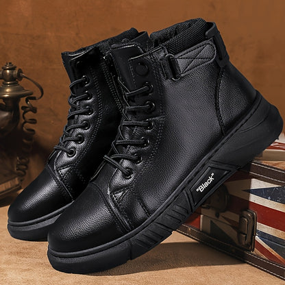 Men's Casual Ankle Boots - Stylish Outdoor Hiking Shoes