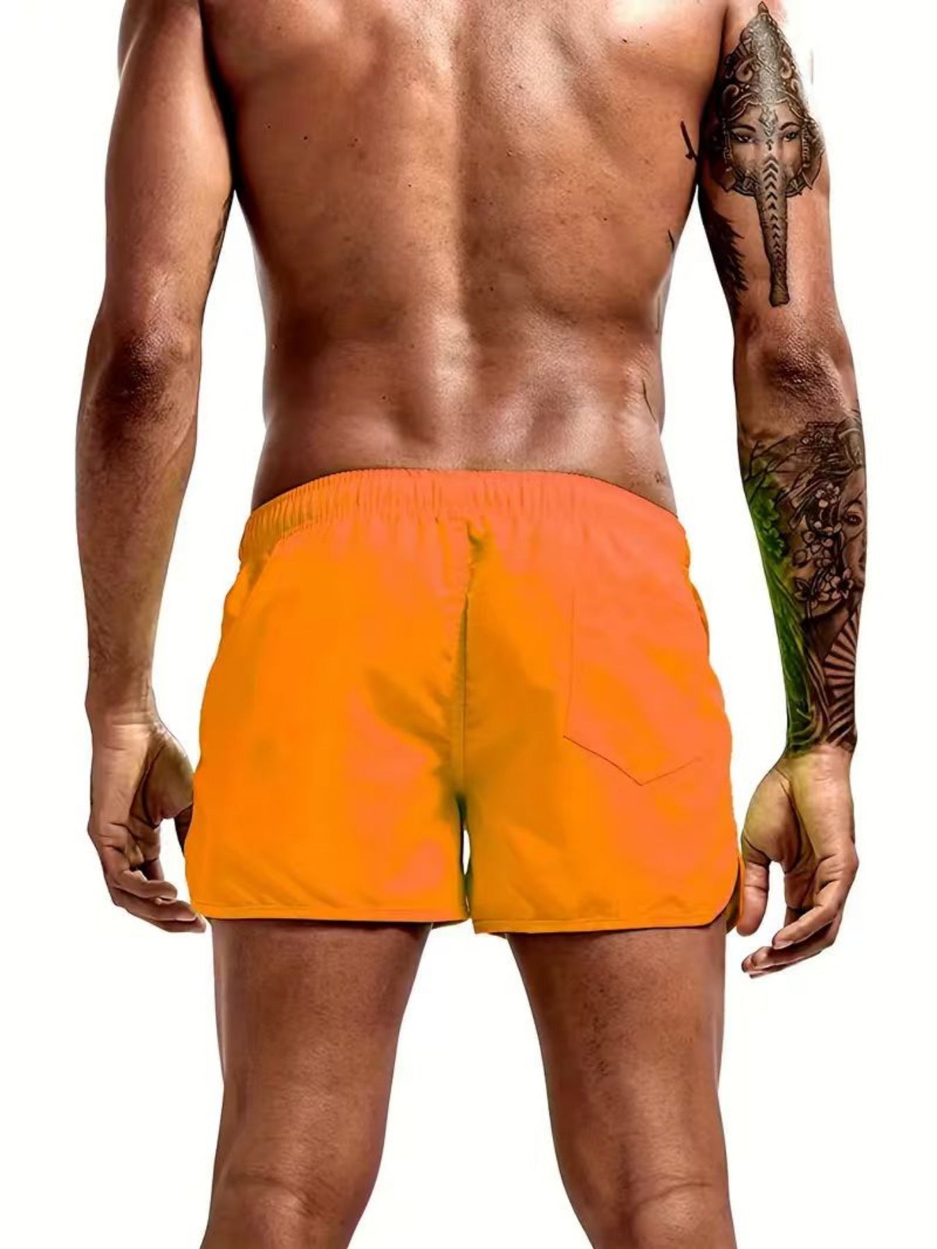 Men's Quick-Dry Woven Beach Shorts with Stylish Print