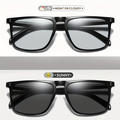 Photochromic Full Rim Sunglasses for Men and Women, UV Protection