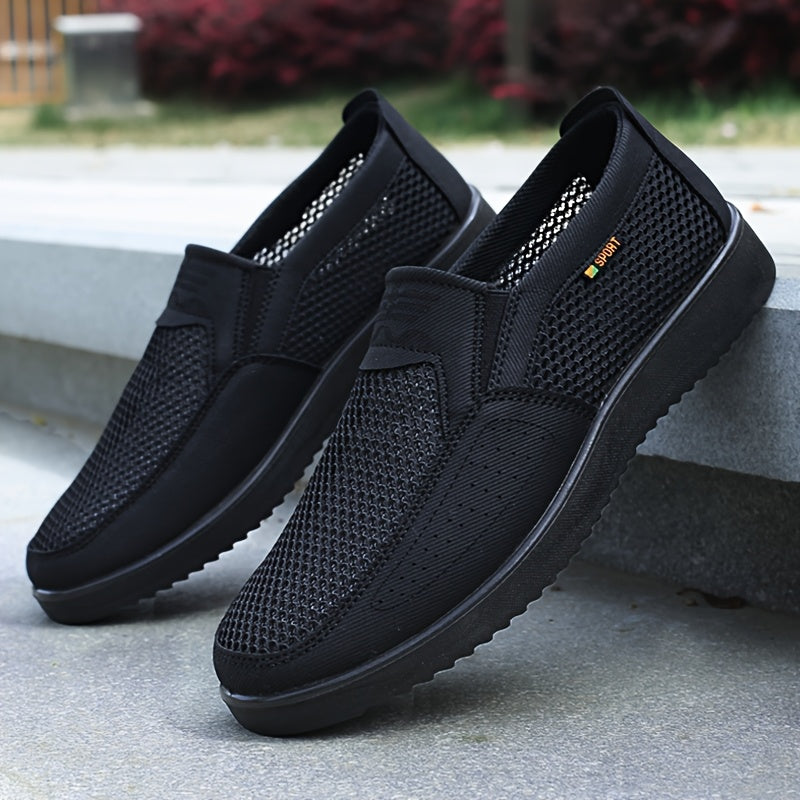 Men's Breathable Slip-On Casual Large Size Sneakers - ayq