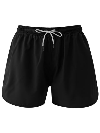 Men's Quick-Dry Swim Trunks with Paris Print, Lightweight & Comfortabl