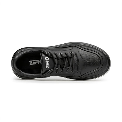 Men's Genuine Leather Casual Platform Sneakers - Breathable Spring Sho
