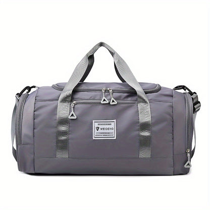 Men'S Large Capacity Gym & Travel Duffel Bag - Durable Oxford Fabric with Adjustable Shoulder Straps, Multiple Compartments, and Secure Zipper Closure for Gym, Short Trips, and Daily Use, Gym Bag, Secure Zipper Closure