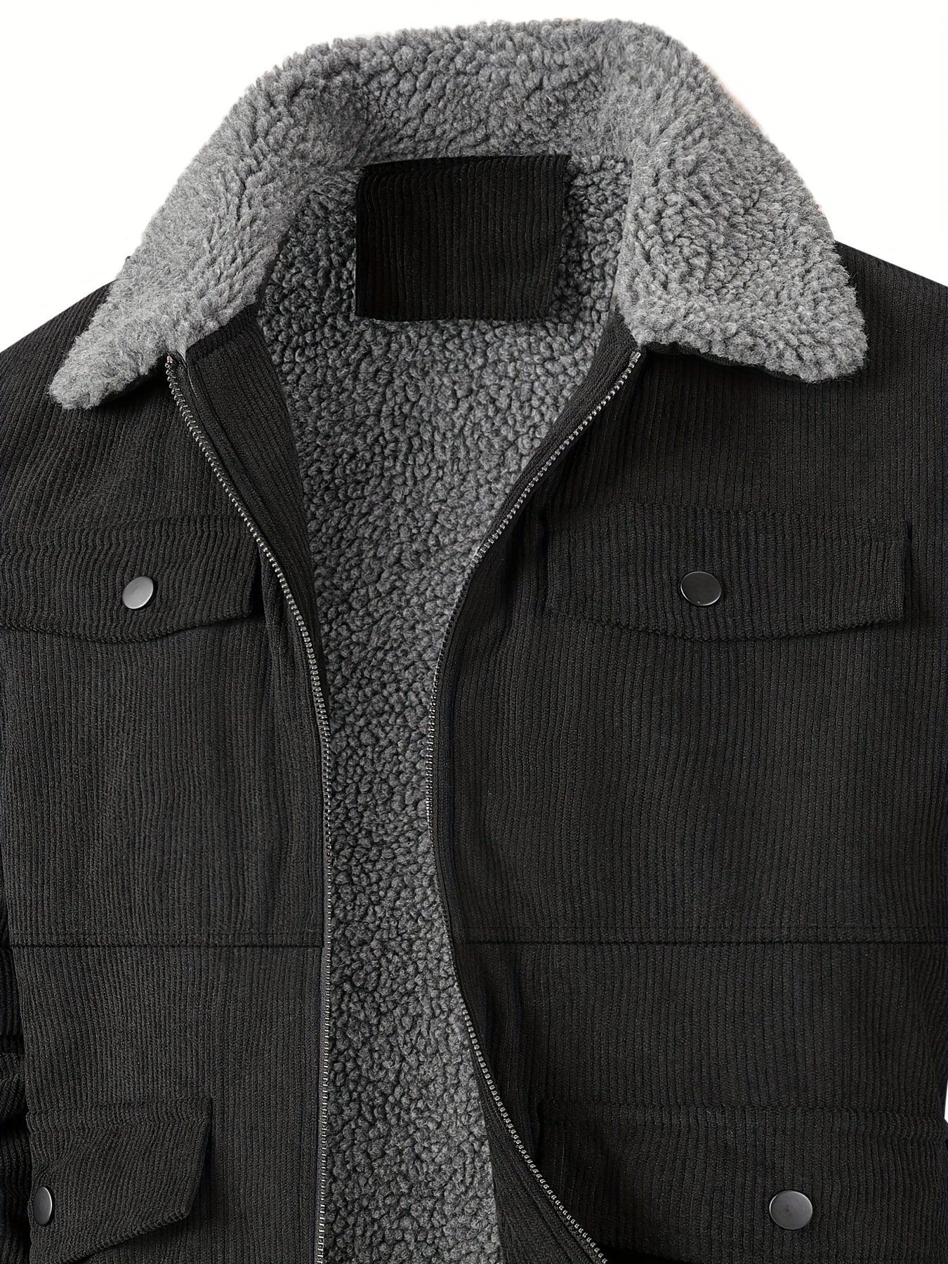 Տղամարդու ամուր ջերմային բաճկոն - քամուց պաշտպանող և բարձրորակ ձմեռային վերարկու՝ կայծակաճարմանդով, բազմագրպան դիզայնով, չձգվող գործվածքով - ցուրտ եղանակի վերնազգեստ ամենօրյա օգտագործման համար, հաստ, քամուց պաշտպանող բաճկոն, առօրյա վերնազգեստ, դիմացկուն