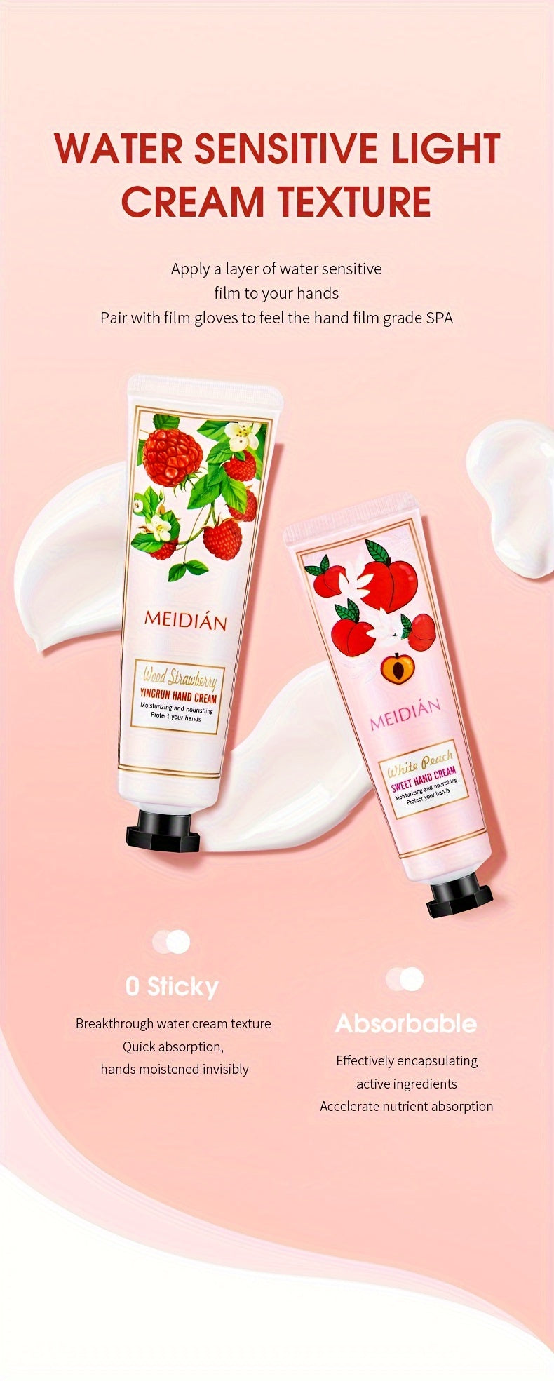 5pcs/set Hand Cream Set, Moisturizing And Nourishing Hand Lotion for Dry Cracked Hands, Gift for Women