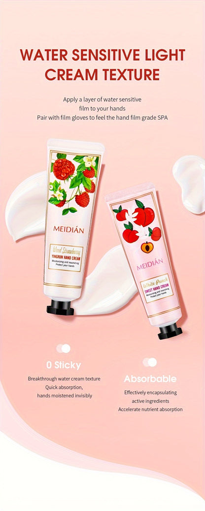 5pcs/set Hand Cream Set, Moisturizing And Nourishing Hand Lotion for Dry Cracked Hands, Gift for Women