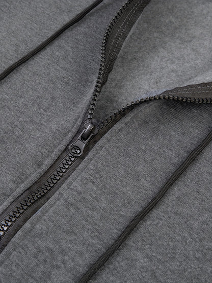 Տղամարդու գունավոր բլոկներով գլխարկով բաճկոն սպորտի և բացօթյա սպորտի համար, նորաձև հանգստի համար